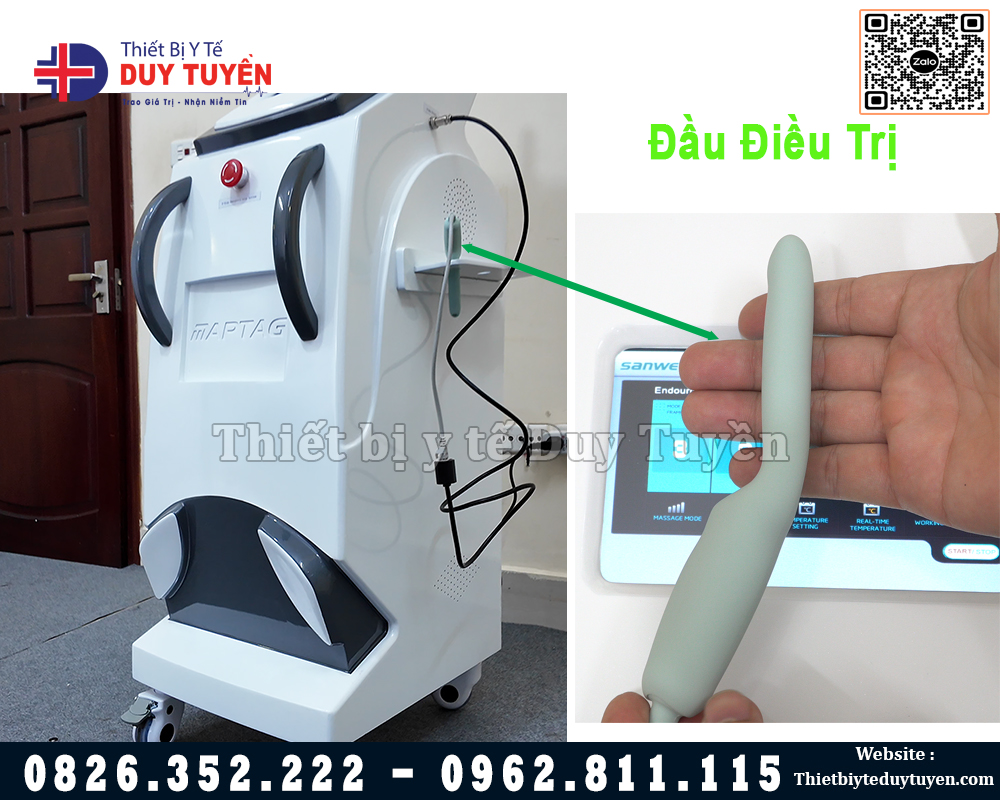 đầu trị liệu máy điều trị bệnh lý tuyến tiền liệt