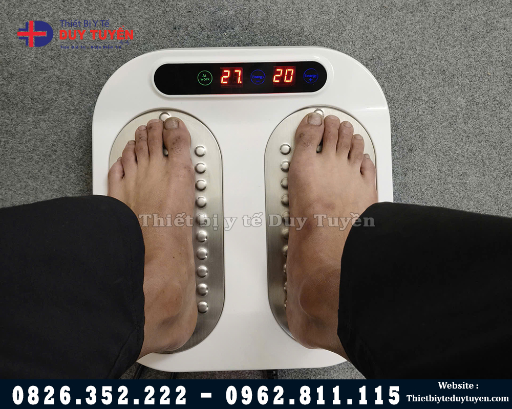 massage trị liệu chân sóng terahertz