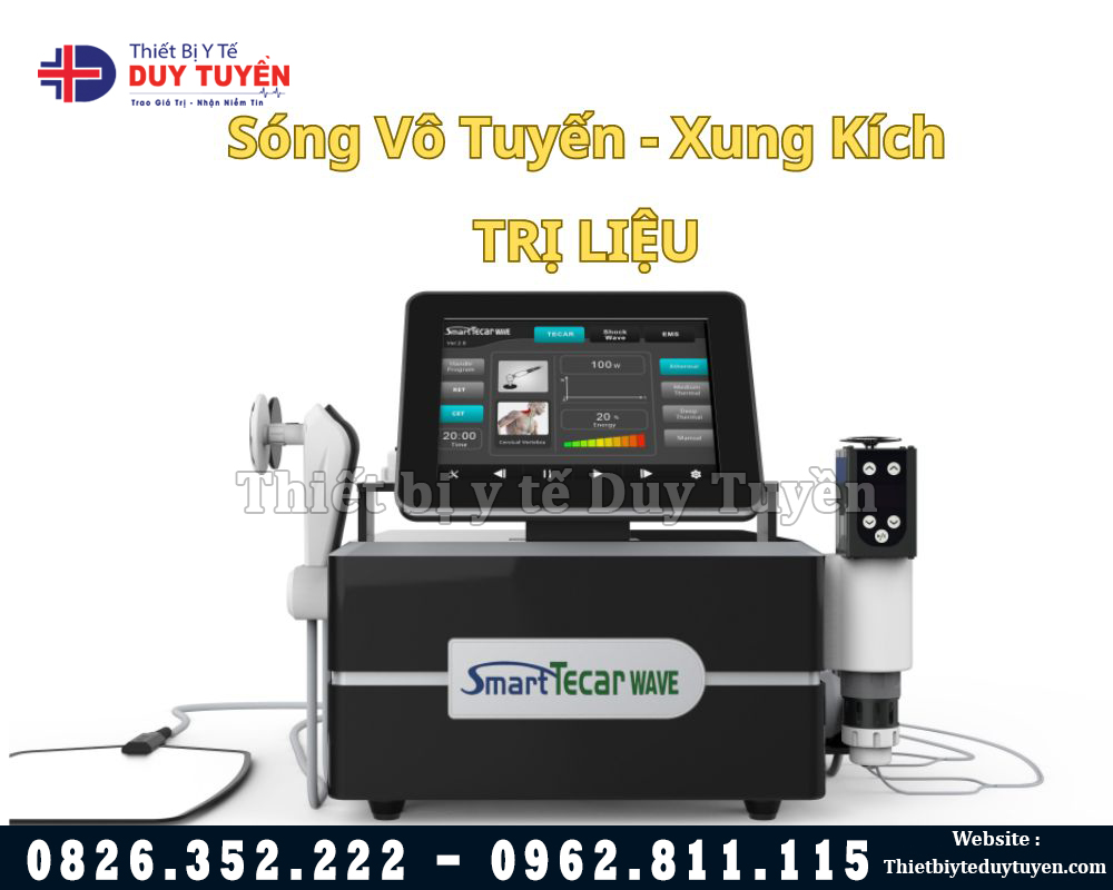 máy vô tuyến trị liệu đa năng tecar K smart