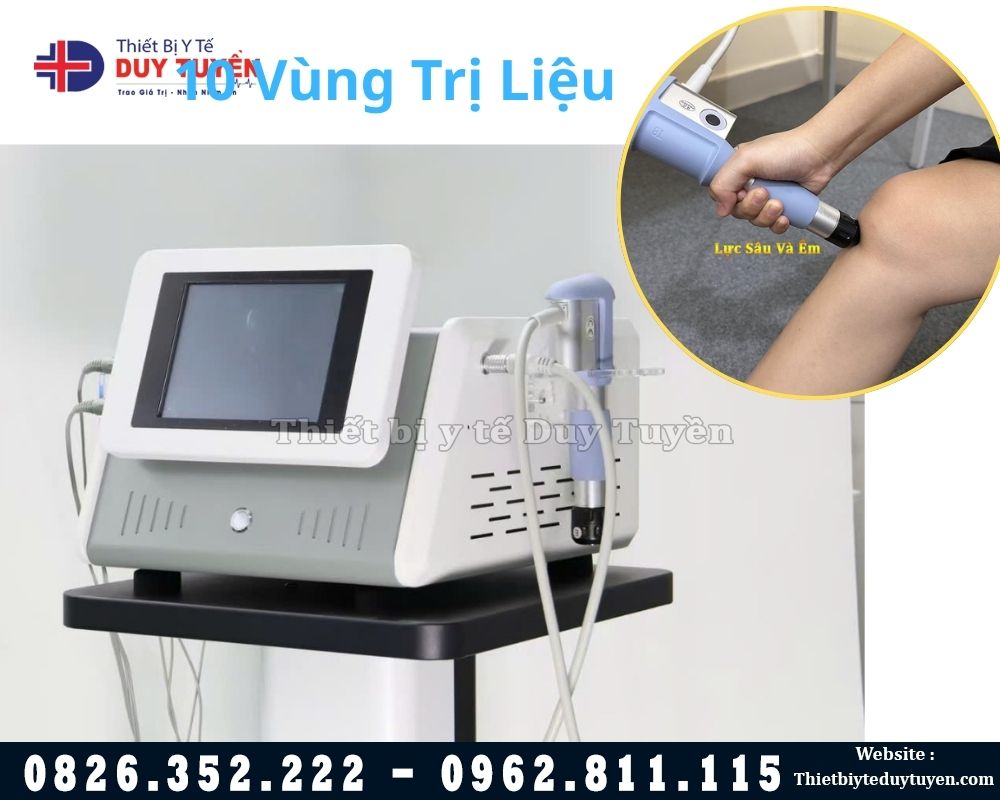 máy xung kích 10 vùng trị liệu