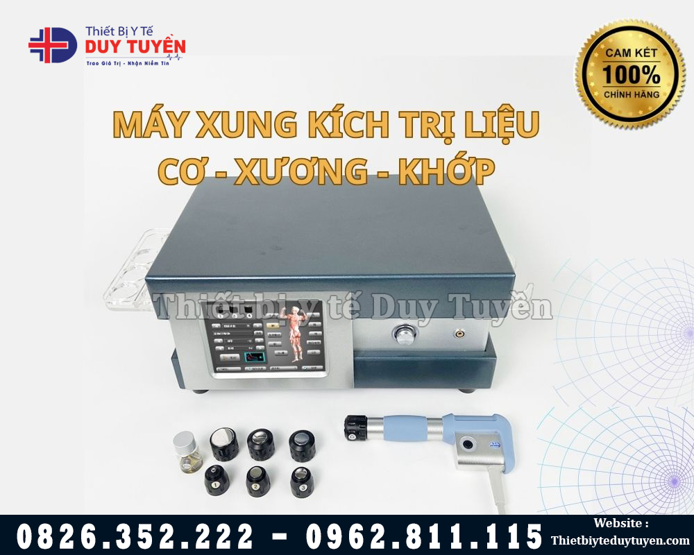 máy xung kích trị liệu cơ xương khớp