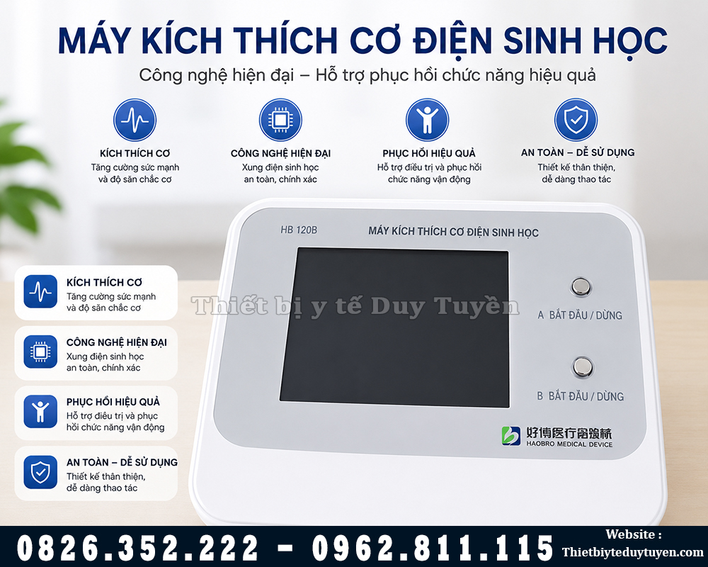 chức năng máy kích thích cơ cao cấp
