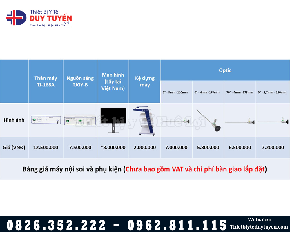 Giá máy nội soi TJ 168A