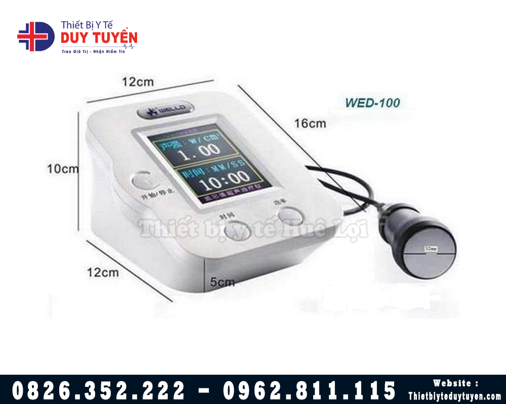 máy siêu âm trị liệu mini web 100