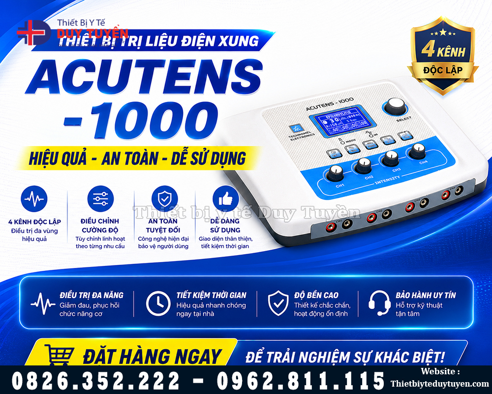 máy điện xung acutens 1000 ấn độ