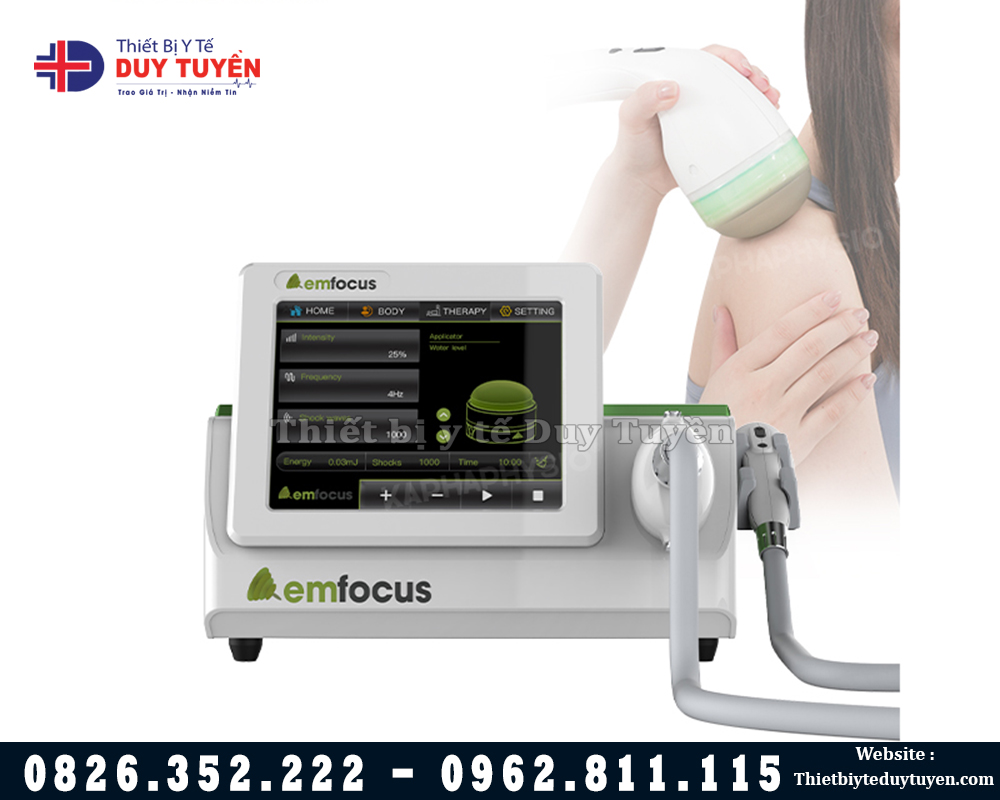 máy xung kích emfocus hiệu quả trong trị liệu
