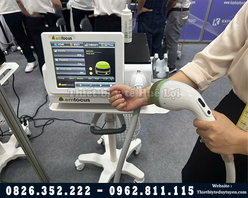 xung kích hội tụ điều trị giảm viêm