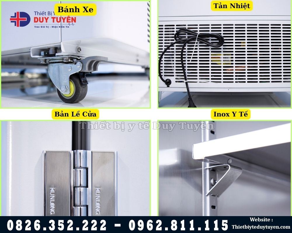 chi tiết tủ âm sâu