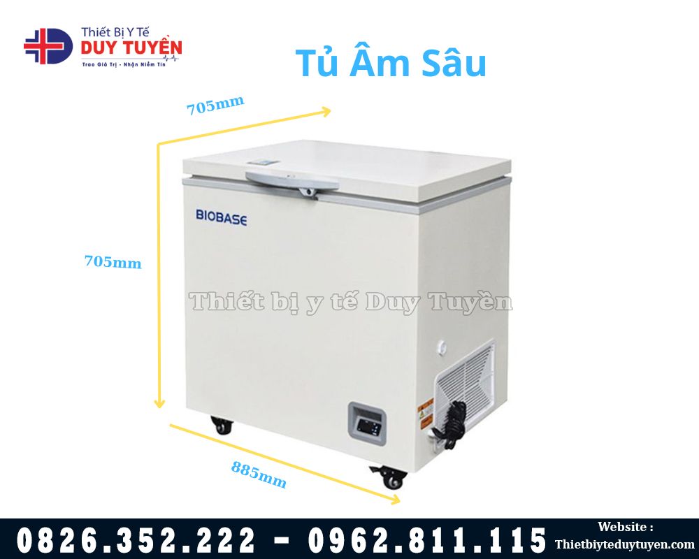 tủ âm sâu biobasse BDF-25H110