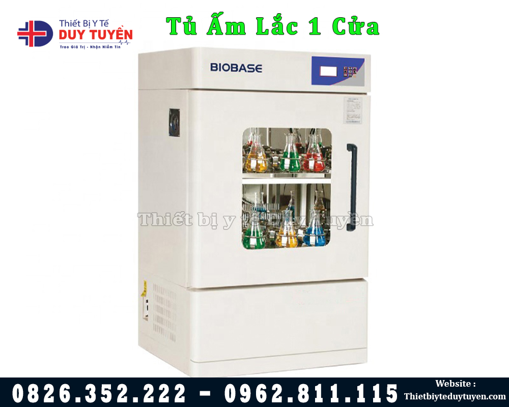tủ ấm lắc 1 cửa nuôi cấy vi sinh