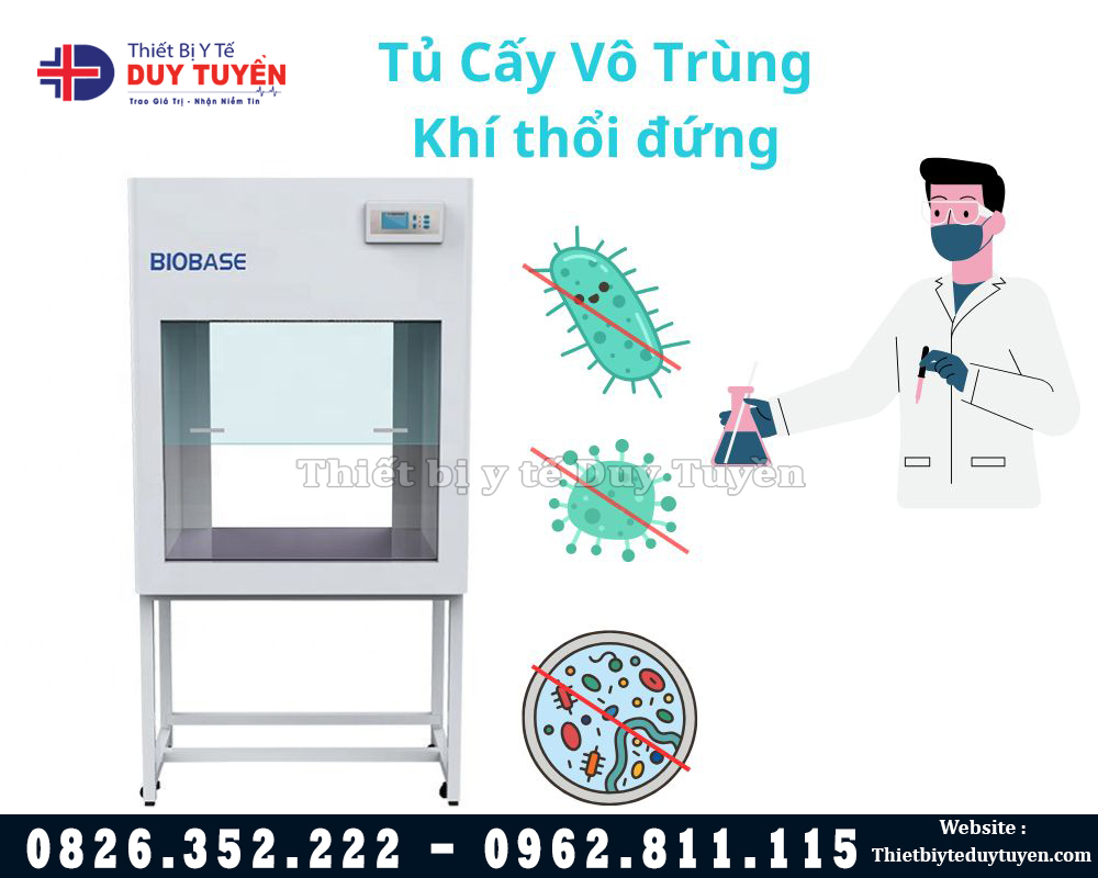 tủ cấy vô trùng khí đứng