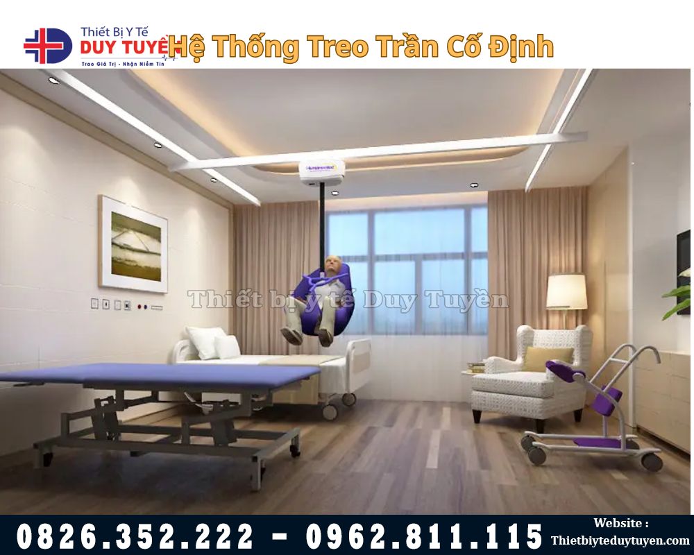 hệ thống nâng bệnh nhân cho bệnh viện