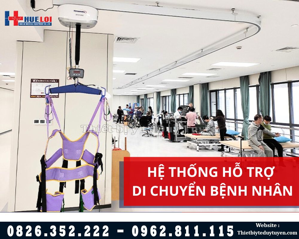 treo trần tập đứng và đi cho người tai biến