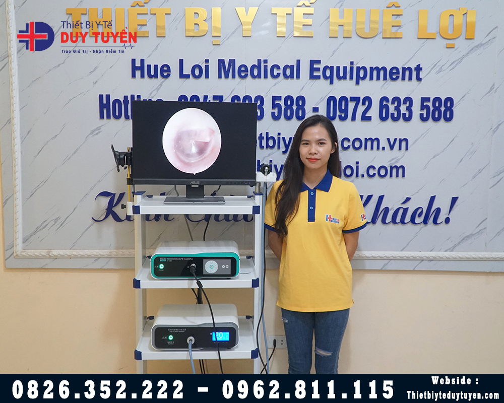 combo máy nội soi tai mũi họng